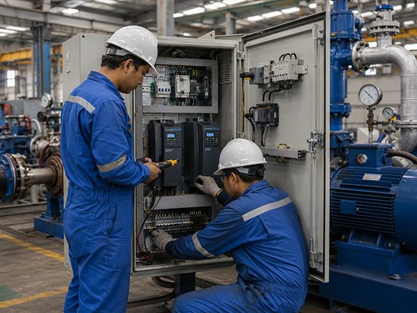 Integrasi Panel Kontrol dan VFD
